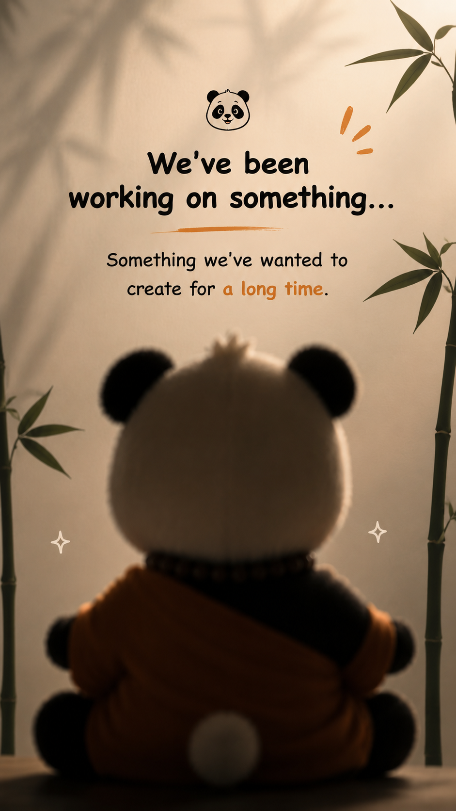 Panda Palz plushie - coming soon